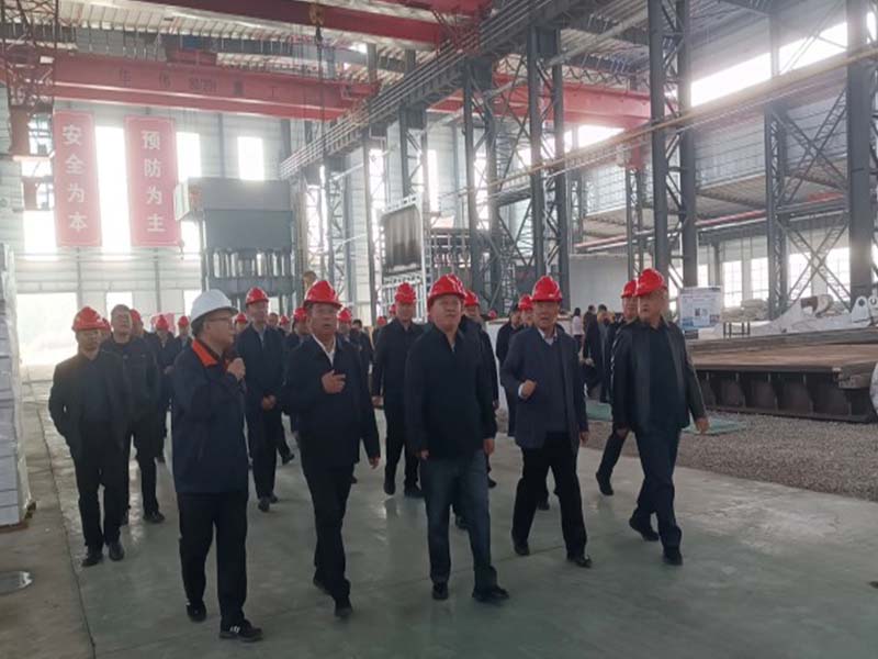 岱岳區各級領導調研華偉重工